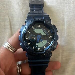 G-Shock Casio Dual Display Navy Watch